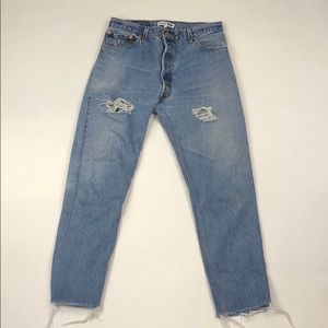 RE/DONE Levi’s Distressed Extreme HIGH RISE Jeans